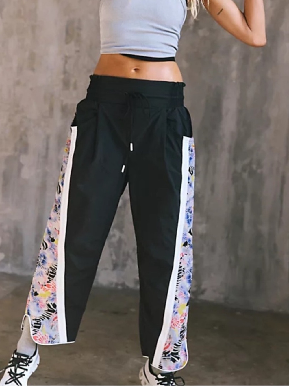 NWT Free People champ is here printed pants
